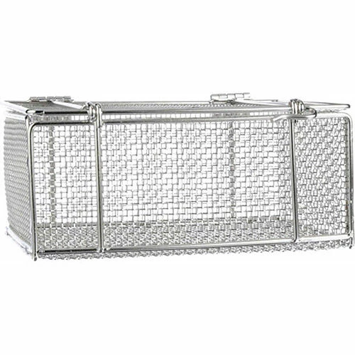 Best deal ๐ Marlin Steel Basket w/ Lid Electropolish Stainless Steel 14"L x 10"W x 6-5/8"H Price Each for Qty 5+ ๐ - Image 2