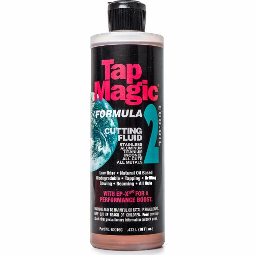 Hot Sale ๐ Tap Magic Formula 2 Eco-Oil Cutting Fluid - 16 oz. - Pkg of 12 - Made In USA - 60016C โญ