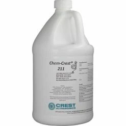 Budget ✨ Crest Ultrasonics Chem Crest 211 Non-Caustic Medical Wash Solution - 4 x 1 Gallon Bottle - Crest Ultrasonic 700211C ⌛
