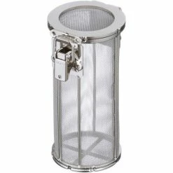 Deals 🎉 Marlin Steel Round Mesh Basket 3-3/16"Dia. x 6-1/2"H - Stainless Steel - Price Each for Qty 1-4 🧨
