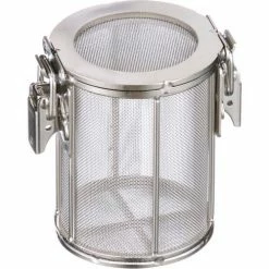 Budget ✨ Marlin Steel Round Mesh Basket 3-15/16"Dia. x 4"H - Stainless Steel - Price Each for Qty 5+ 🔔