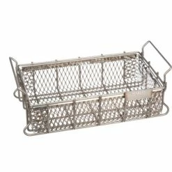 Outlet 🎁 Marlin Steel Material Handling Basket 16"L x 10"W x 3-15/16"H - 0.5" Wire - Stainless Steel 🥰