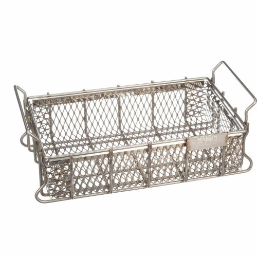 Outlet ๐ Marlin Steel Material Handling Basket 16"L x 10"W x 3-15/16"H - 0.5" Wire - Stainless Steel ๐ฅฐ