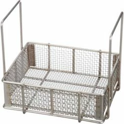 Best Pirce 🤩 Marlin Steel Wire Basket 11"L x 9"W x 3-1/2"H 0.25" Wire - Stainless Steel - Price Each for Qty 5+ 🥰
