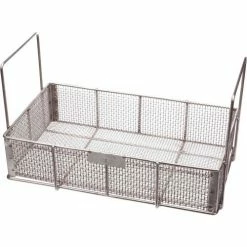 Coupon 🛒 Marlin Steel Wire Basket 19"L x 11"W x 4-1/2"H 0.25" Wire - Stainless Steel - Price Each for Qty 5+ 🔔