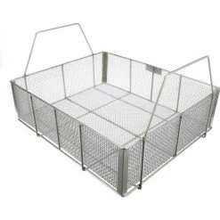 Best Pirce 🥰 Marlin Steel Wire Basket 23"L x 19"W x 6-1/2"H 0.25" Wire - Stainless Steel - Price Each for Qty 5+ ✔️