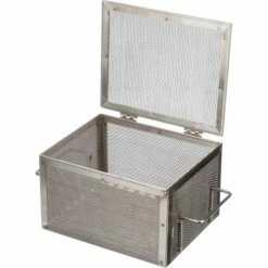 Outlet 🎉 Marlin Steel Perforated Basket 10-9/16"L x 8-7/16"W x 6-1/4"H Stainless Steel Price Each for Qty 1-4 🔥