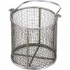 Deals ✔️ Marlin Steel Round Wire Basket 6-5/8"Dia. x 6-5/8"H 0.25" Wire Plain Steel - Price Each for Qty 1-4 ✨