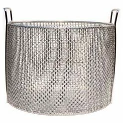 Hot Sale 🧨 Marlin Steel Stainless Mesh Baskets 14x10, Round, #4 Mesh, Price Each for Qty 5+ 🛒