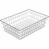 Discount 👍 Marlin Steel Plain Steel Chrome Plated Display Basket 18"L x 14"W x 6"H Qty 1-4 🎉