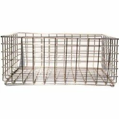 Promo 😀 Marlin Steel Wire Stacking Basket, Price Each for Qty 5+ 🤩