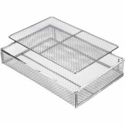 Best reviews of 🔥 Marlin Steel Wire Mesh Basket 17x10-3/4x2-1/4 Stainless Steel Electropolish Price Each for Qty 1-4 🎉