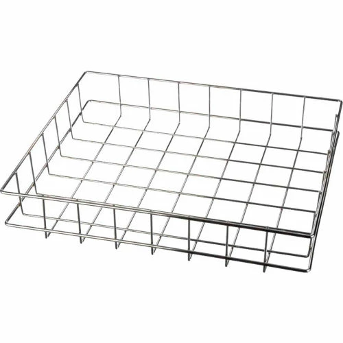 Best Sale ๐ Marlin Steel Wire Mesh Basket 23"L x 19"W x 4-1/4"H Plain Steel Price Each for Qty 5+ ๐คฉ