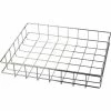 Wholesale 🌟 Marlin Steel Wire Mesh Basket 23"L x 19"W x 4-1/4"H Plain Steel, Nickel, Price Each for Qty 1-4 🔥