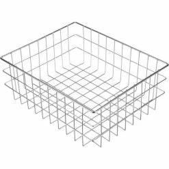 Coupon ✔️ Marlin Steel Wire Basket 279001-12 - Nickel Plated Steel - 16"L x 13"W x 6"H 💯