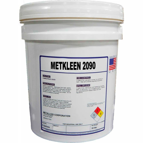 New ๐ Metalloid METKLEEN 2090 Cleaner Fluid - 5 Gallon Pail โ