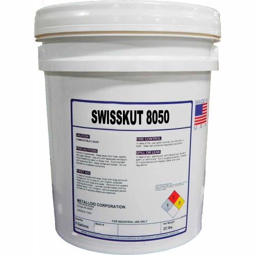 Wholesale ๐ Metalloid SWISS CUT 8050 Cutting Fluid - 5 Gallon Pail โจ